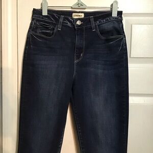 L’AGENCE Kendra High Rise Cropped Flare Jeans. Size 27